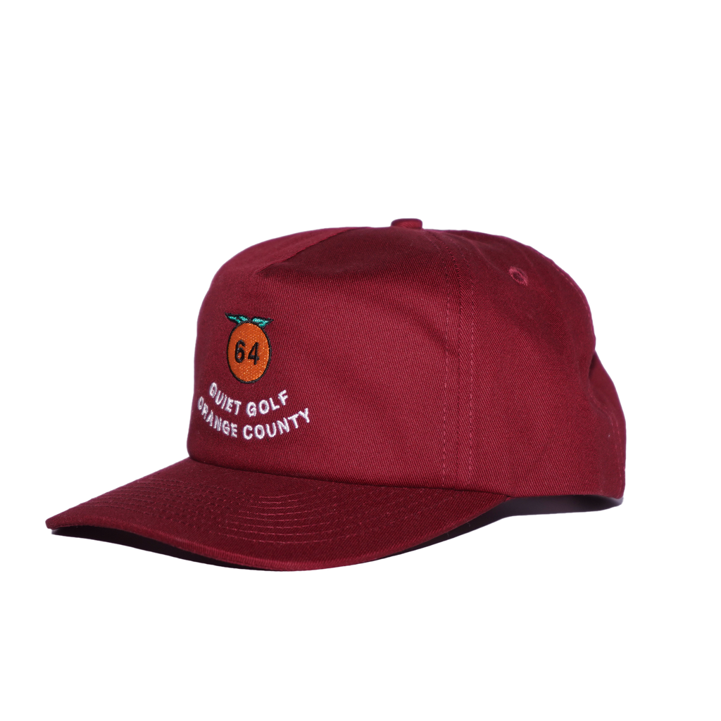 【USAモデル】QGOC 5-PANEL HAT BURGANDY