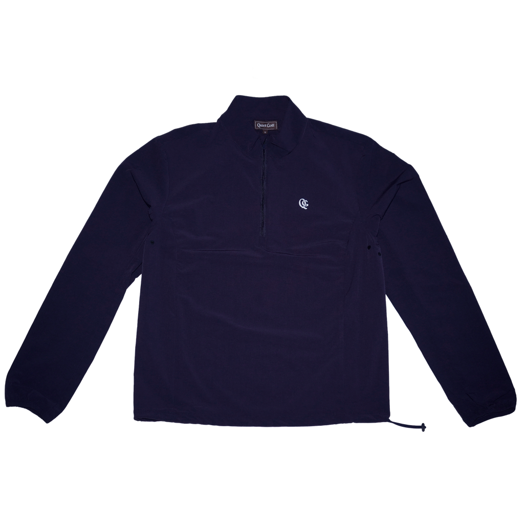 【USAモデル】MONOGRAM QUARTER ZIP PERFORMANCE LS NAVY