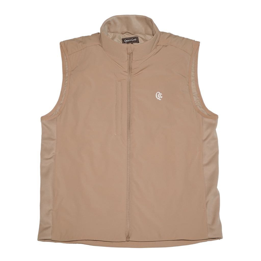 【USAモデル】MONOGRAM VEST TAN