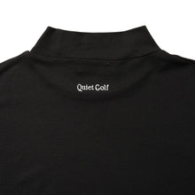 QG Flag Mock Neck T Black