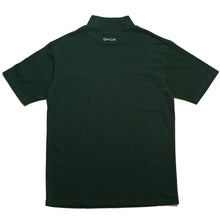 QG Flag Mock Neck T Forest Green