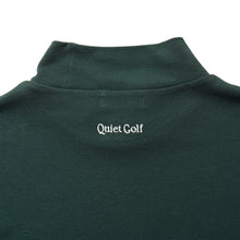 QG Flag Mock Neck T Forest Green