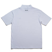 QG Flag Mock Neck T White