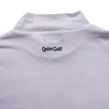 QG Flag Mock Neck T White