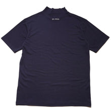 QG Logo Mock Neck T Navy