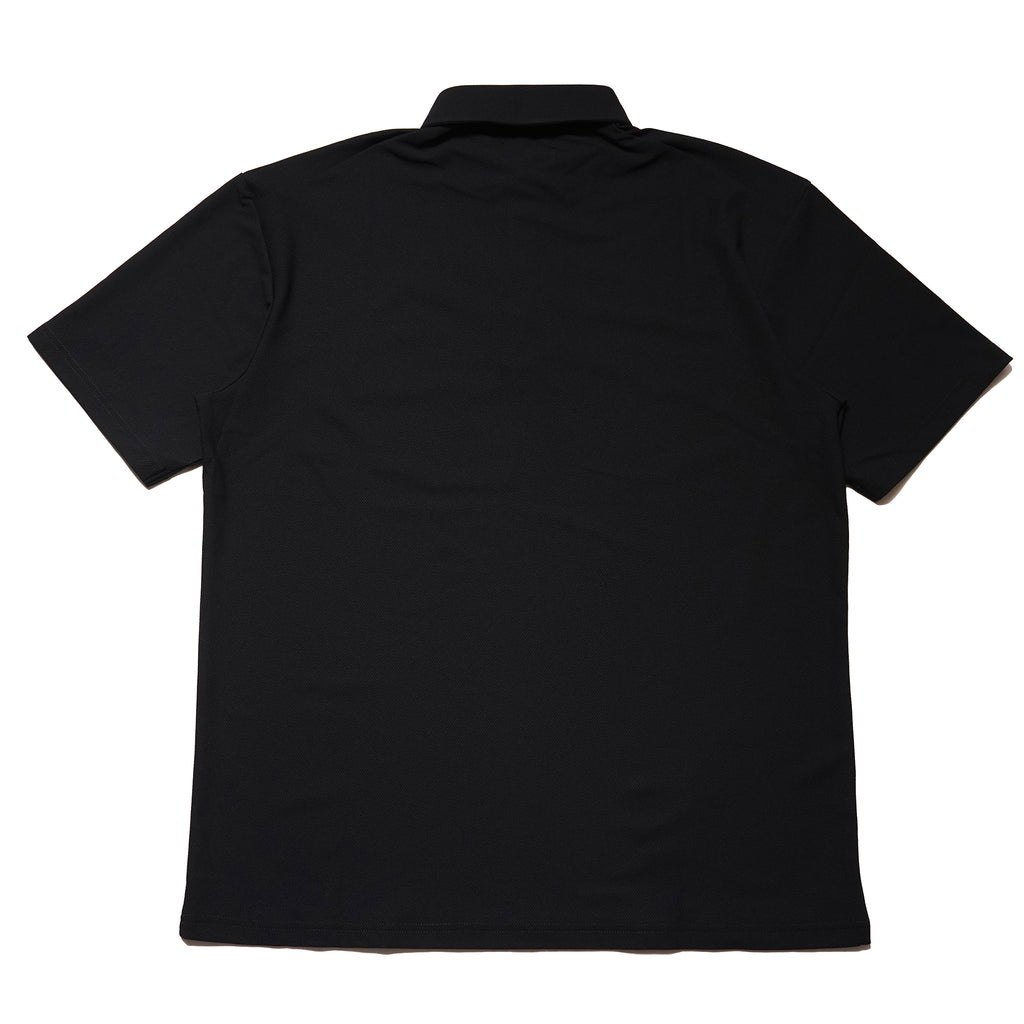 QG Logo Tech Golf Shirts Black