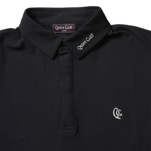 QG Logo Tech Golf Shirts Black