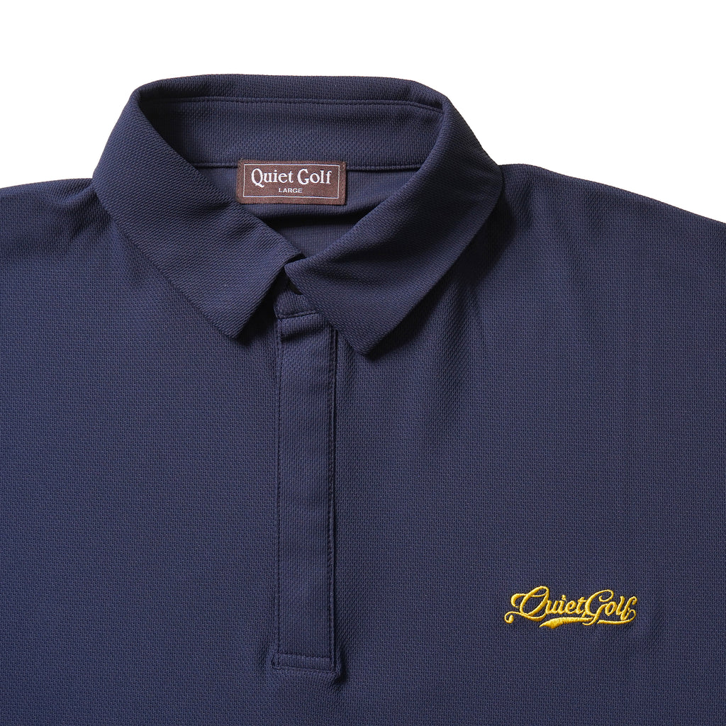 QG California Tech Golf Shirts Navy