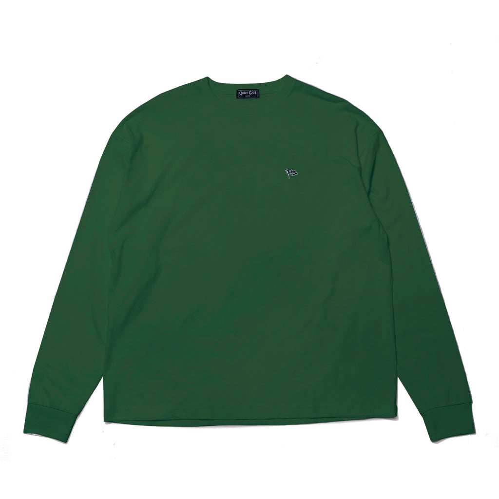 QG Long Sleeve Print T Green