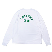 QG Long Sleeve Print T White