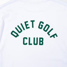 QG Long Sleeve Print T White