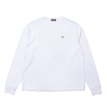 QG Long Sleeve Print T White