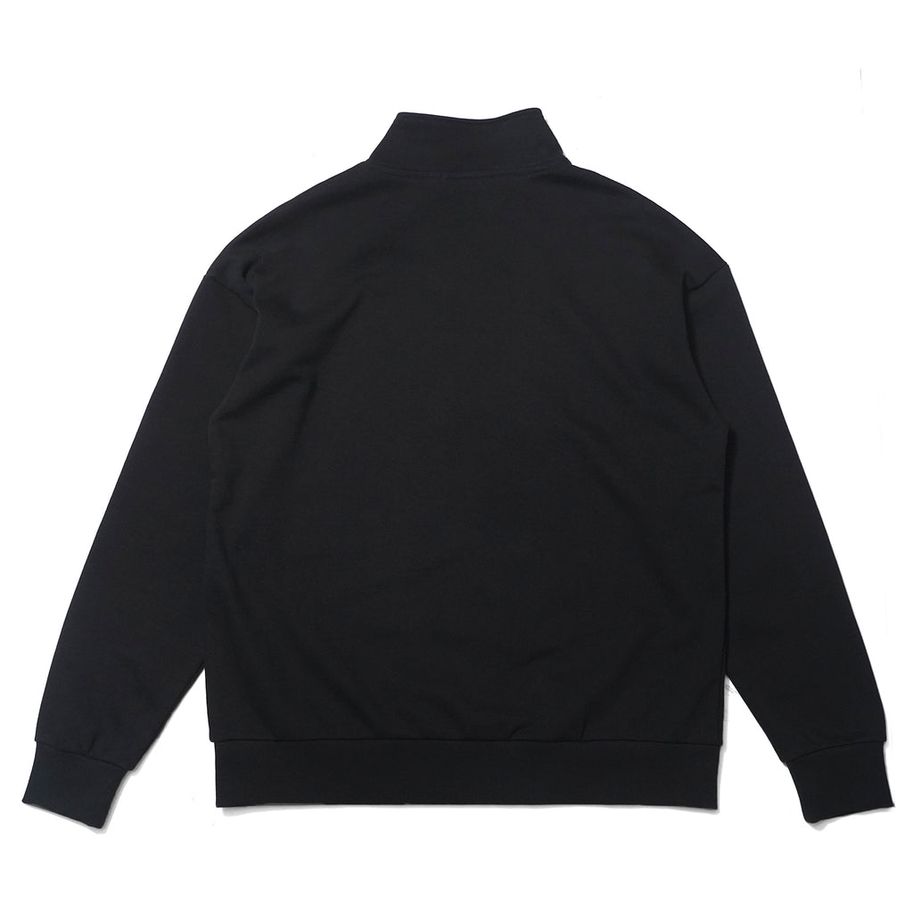 QG Stand Collar Sweat Black