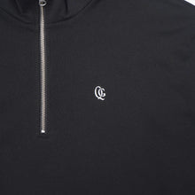 QG Stand Collar Sweat Black